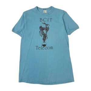 80s BCIT Telecom Graphic Tee M